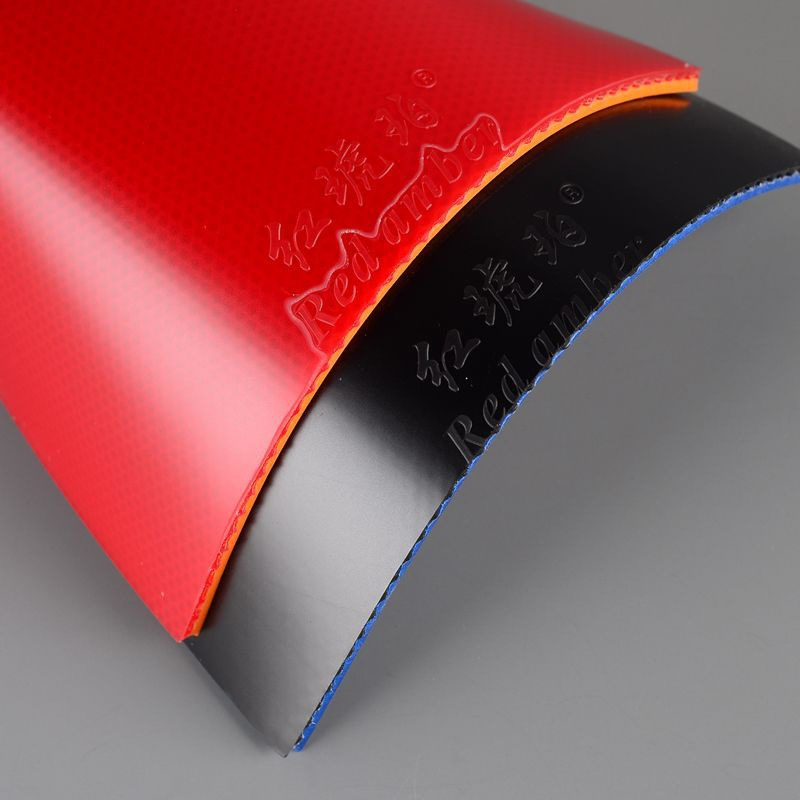 Table Tennis Trainer - Red Amber Table Tennis Rubber Highly