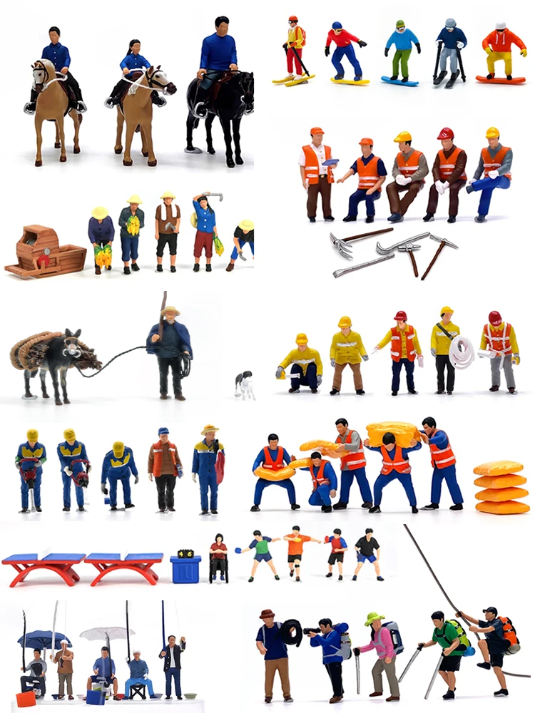 Table Tennis For Sale - HO 1:87 Painted Figures HO Scale