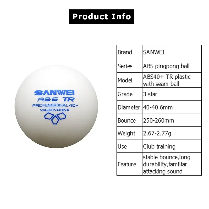 SANWEI-ABS TR 3 Star Table Ten – Table Tennis Vr Bewertung und Preis