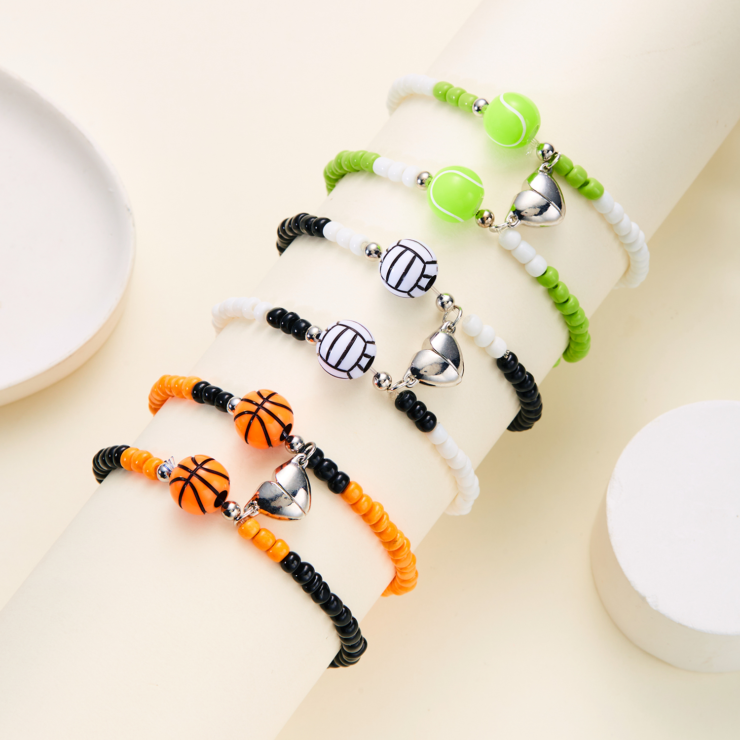Rice Beads Couple Bracelet For – Table Tennis Volleyball Bewertung und Preis