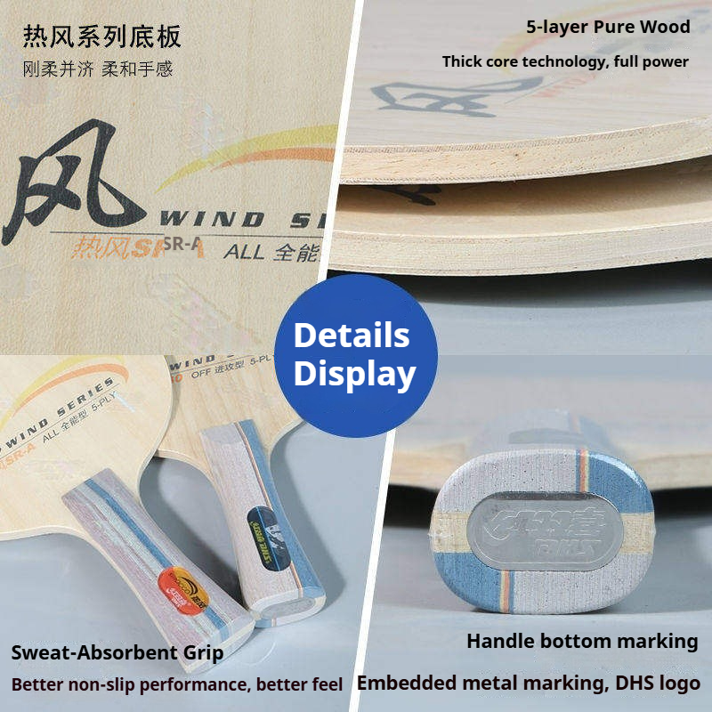 DHS WIND SERIES Table Tennis B – Table Tennis Paddles Bewertung und Preis