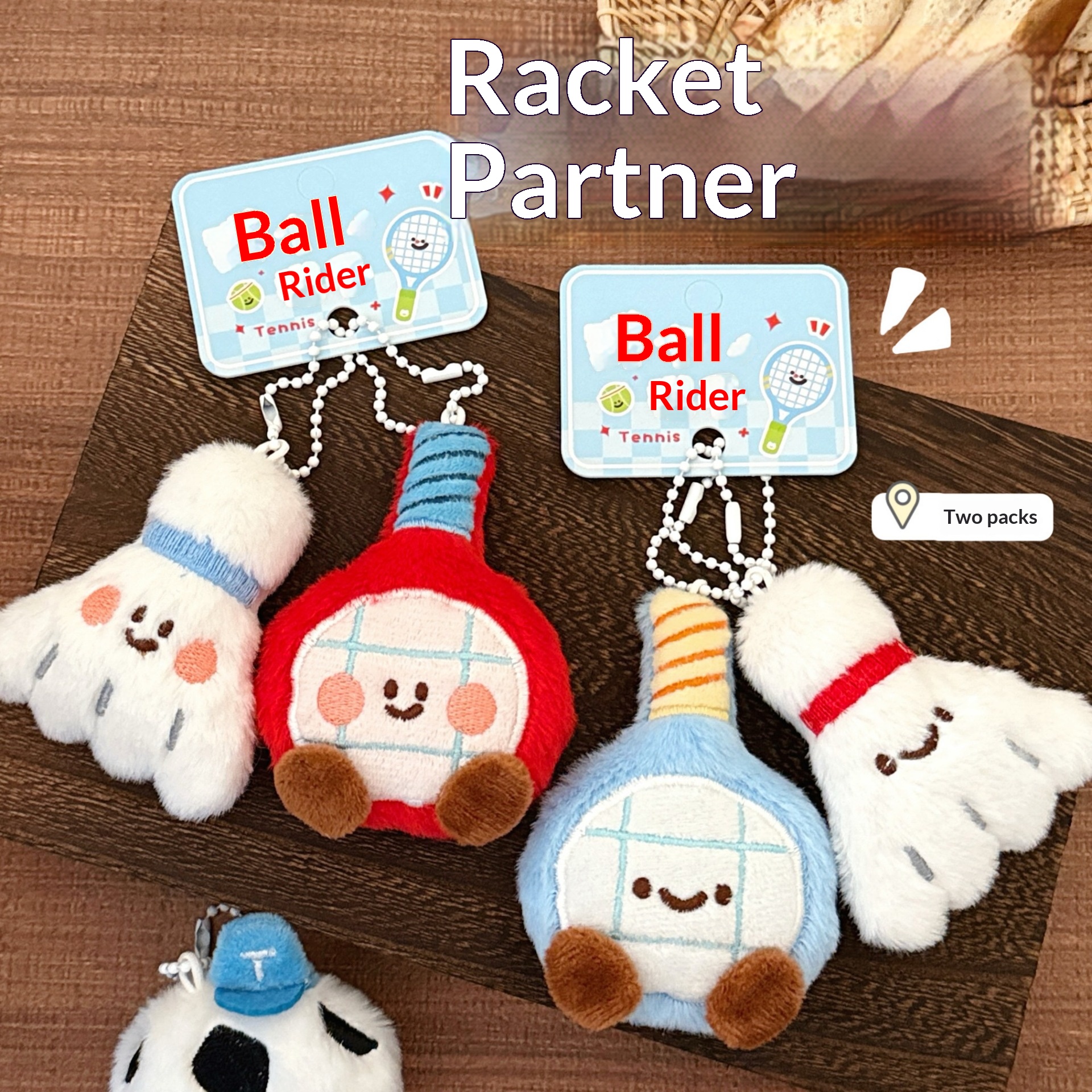 2 Pcs Badminton Tennis Racquet – Table Tennis Keychain Bewertung und Preis