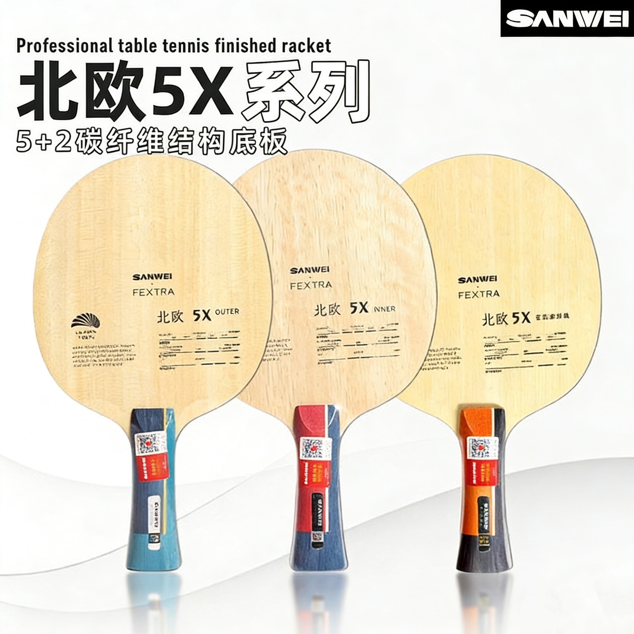 SANWEI FEXTRA 5X Table Tennis  – Table Tennis Paddles Bewertung und Preis