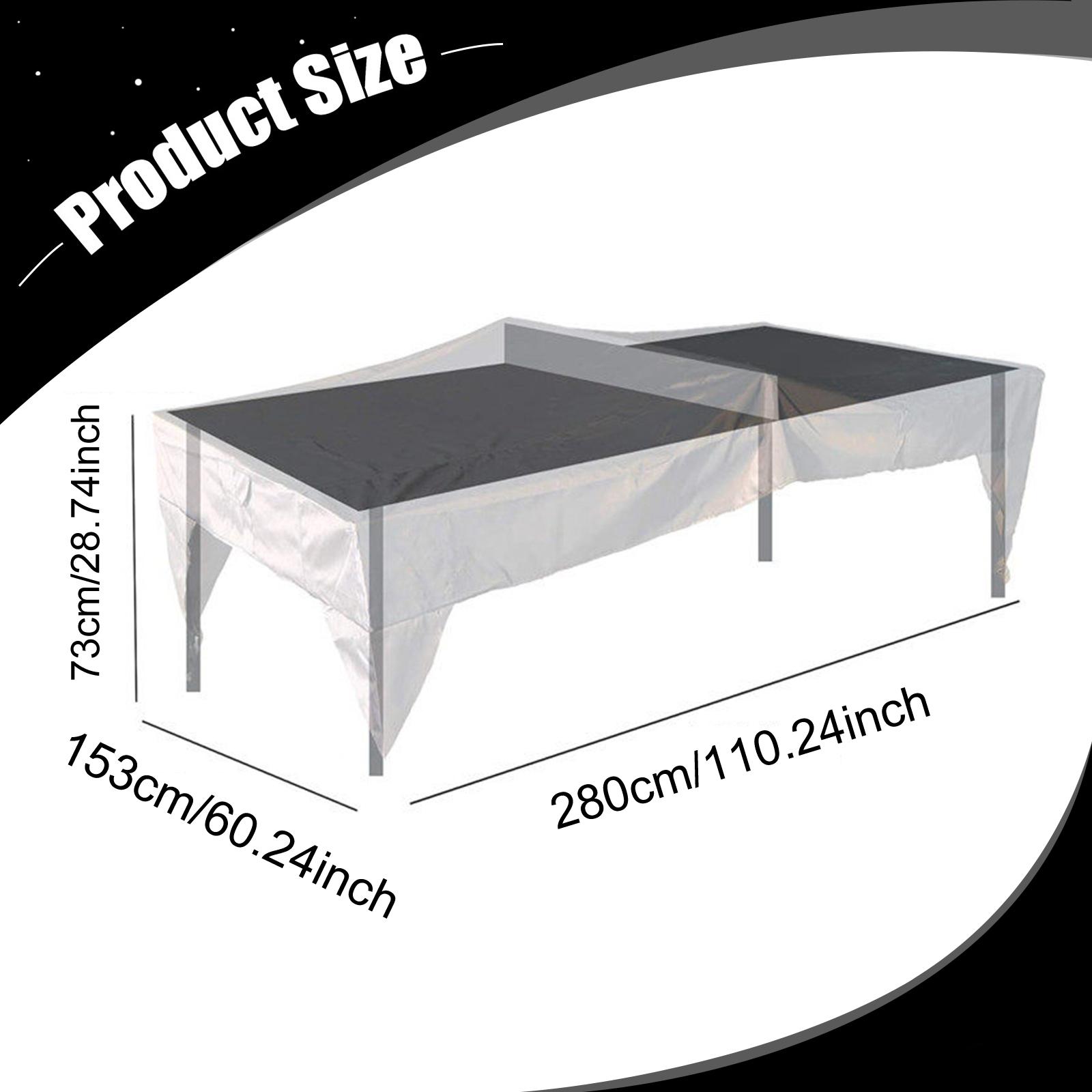 Premium 190T Silver Polyester  – Table Tennis Or Tennis Table Bewertung und Preis