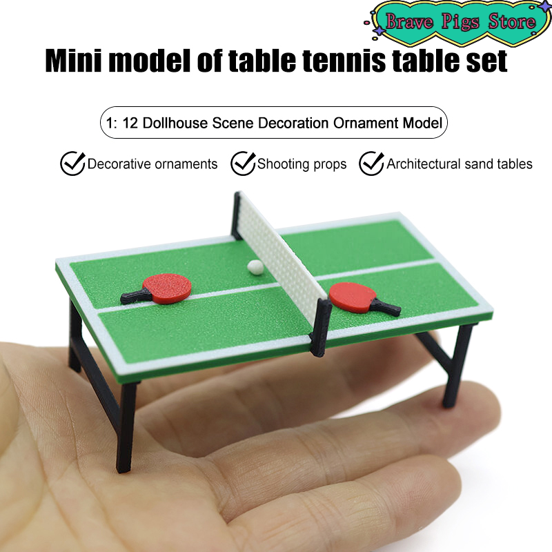 1:12 Miniature Table Tennis Ra – Table Tennis No 1 Bewertung und Preis