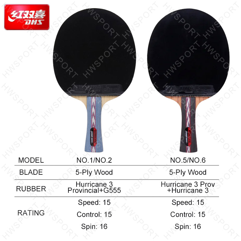 DHS Hurricane NO Series Table  – Table Tennis No 1 Bewertung und Preis