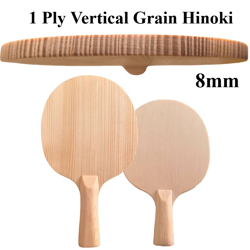 1-Ply 8mm Vertical Grain Hinok – Table Tennis Paddles Bewertung und Preis