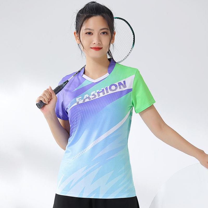 Women Badminton Shirt Print Go – Table Tennis Volleyball Bewertung und Preis