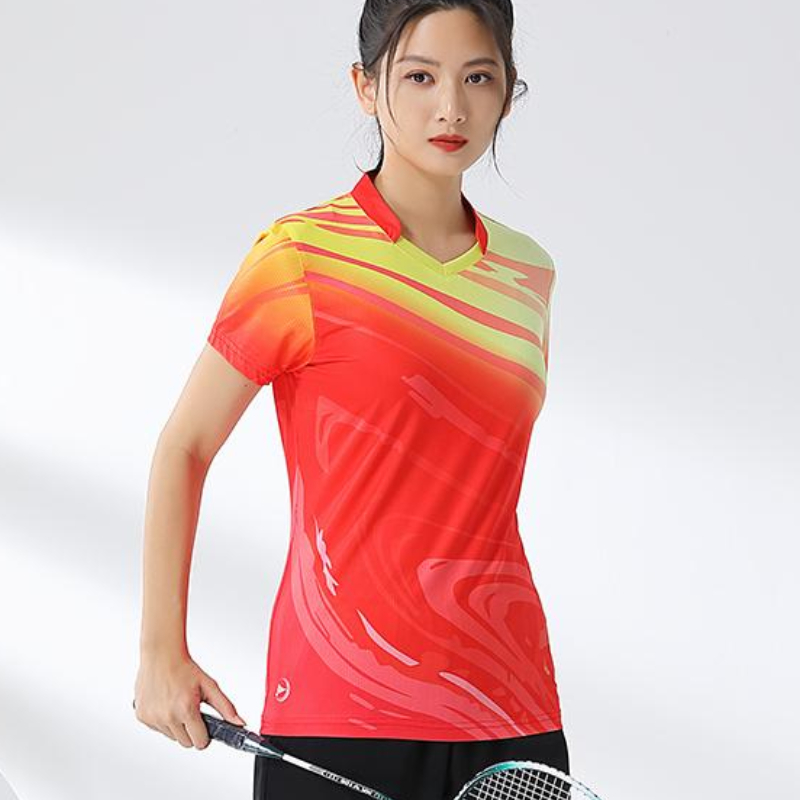 Women Badminton Shirt Print Go – Table Tennis Volleyball Bewertung und Preis