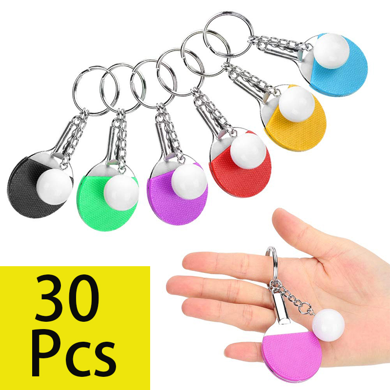 30Pcs Mini Table Tennis Racket – Table Tennis Keychain Bewertung und Preis