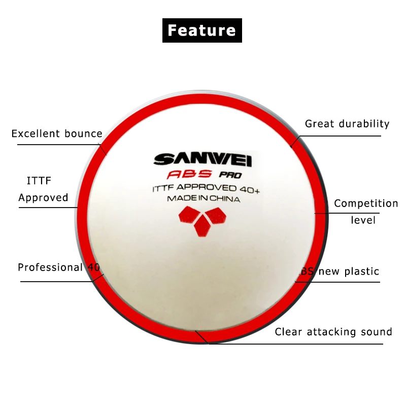 3Stars SANWEI ABS PRO 40+ Tabl – Table Tennis Vr Bewertung und Preis