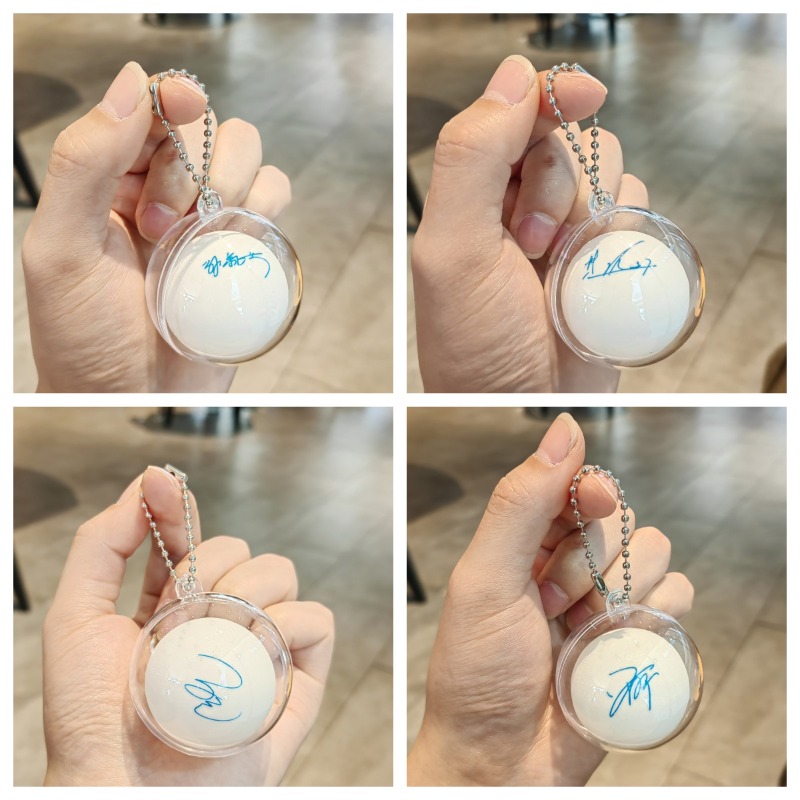 Mini Table Tennis Ball Signatu – Table Tennis Keychain Bewertung und Preis