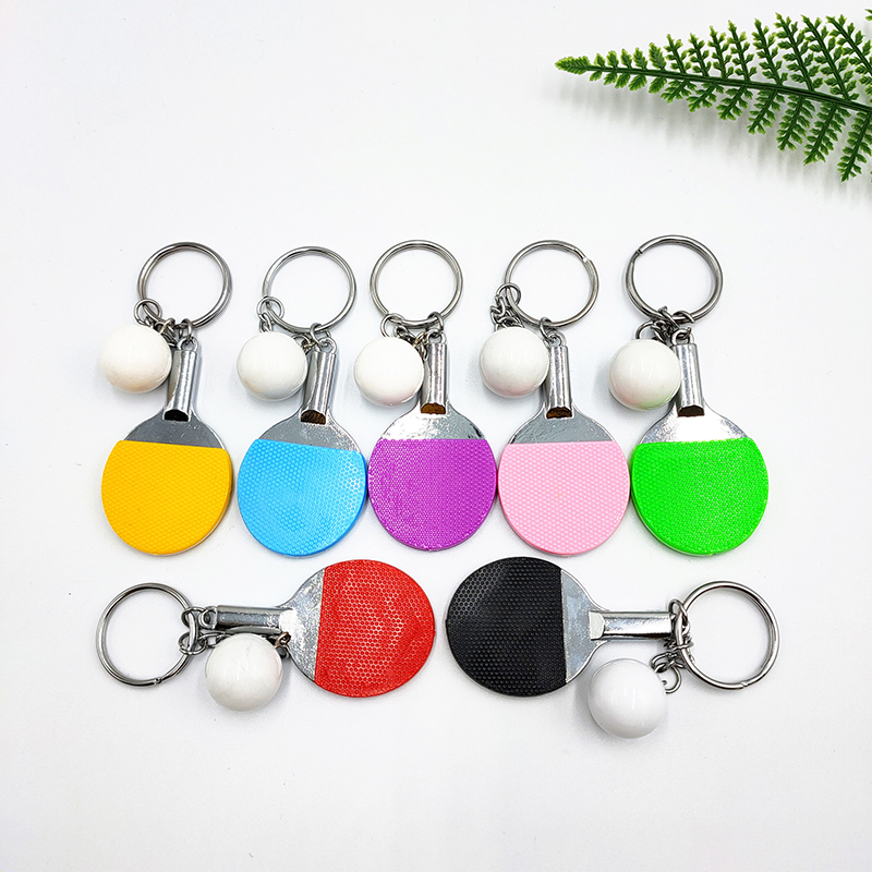 1pc Table Tennis Racket Key Ri – Table Tennis Keychain Bewertung und Preis