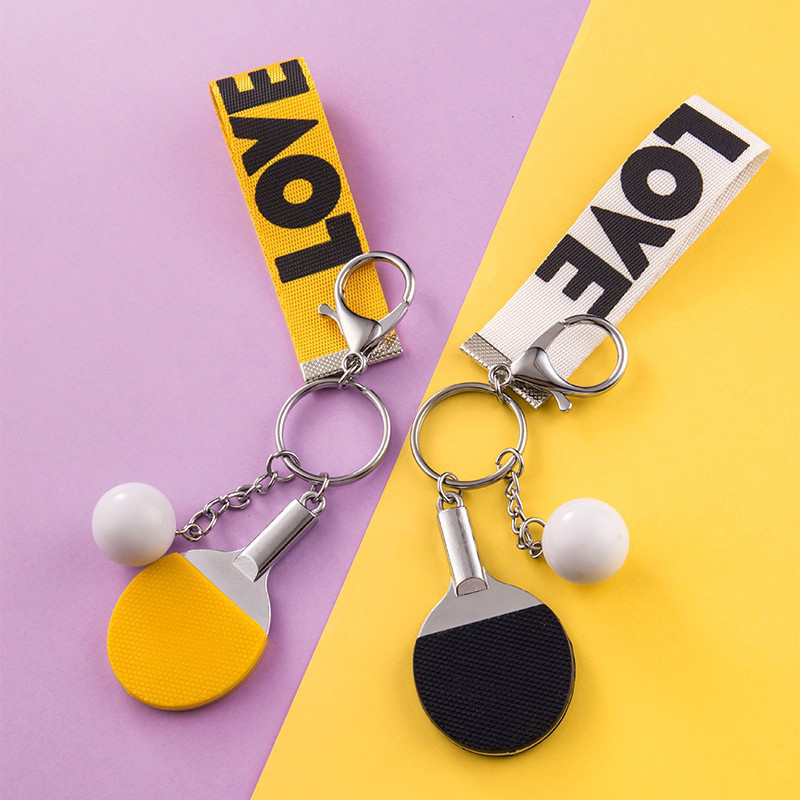 1pc Table Tennis Racket Key Ri – Table Tennis Keychain Bewertung und Preis