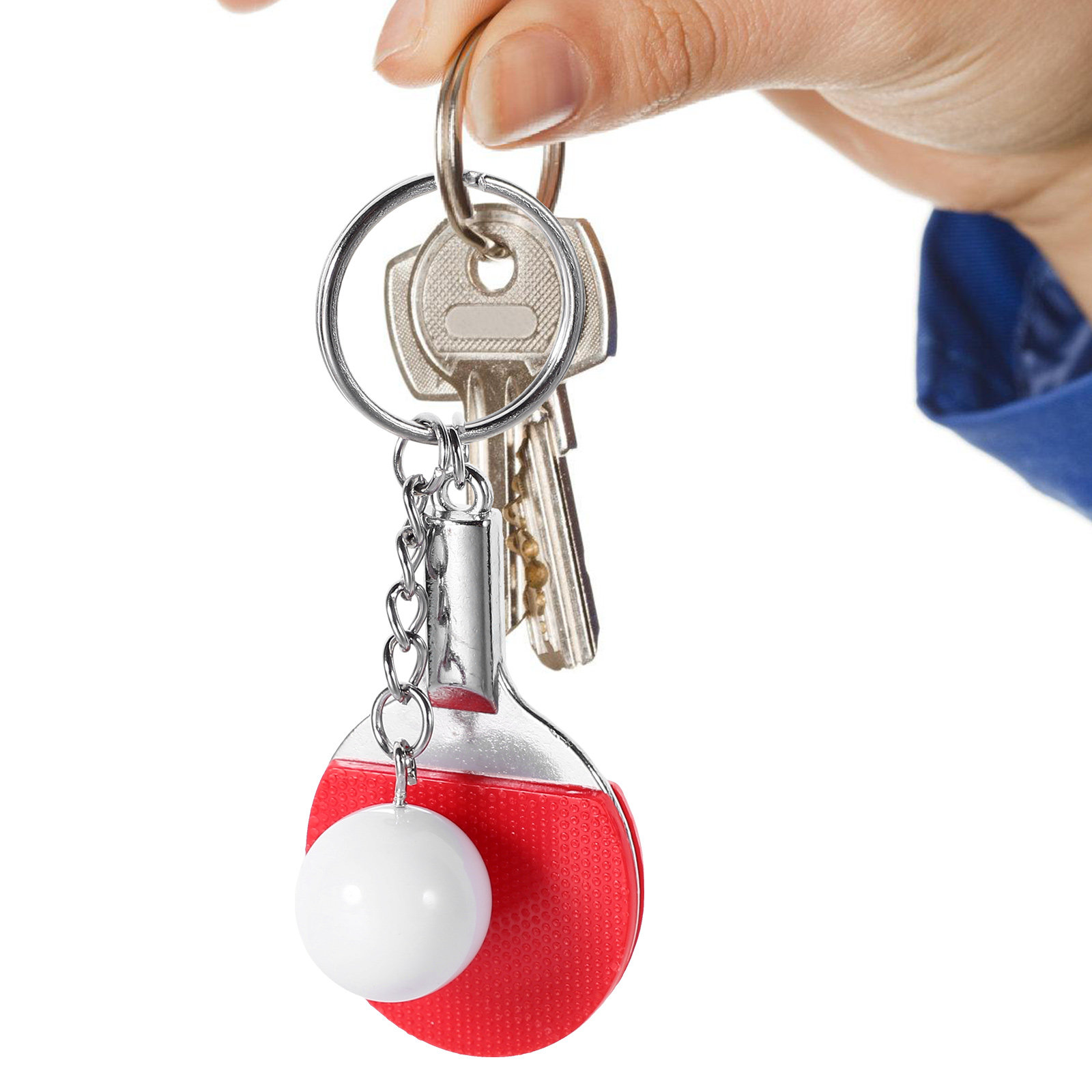 6Pcs Table Tennis Ball Keychai – Table Tennis Keychain Bewertung und Preis